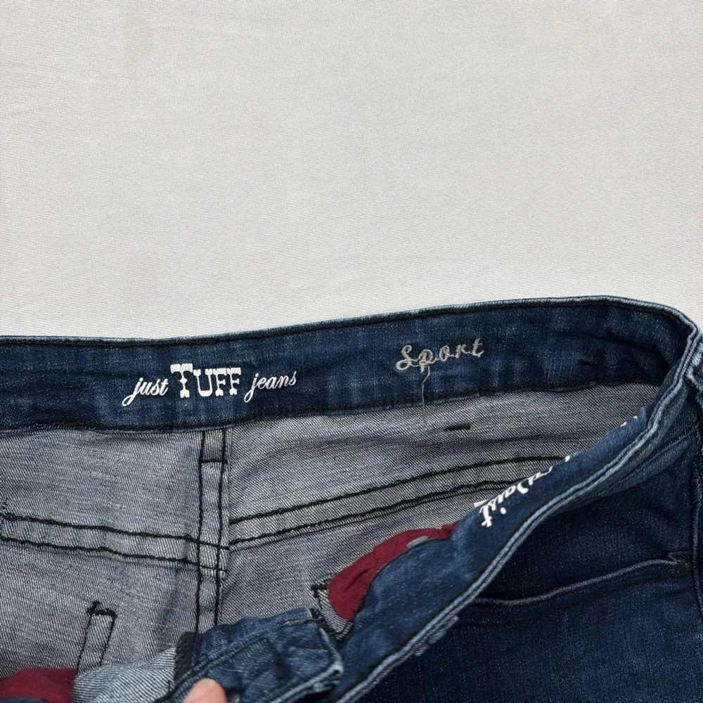 Cowgirl Tuff Co Jeans Just Tuff Sport Natural Waist Bootcut Blue Womens 30x31